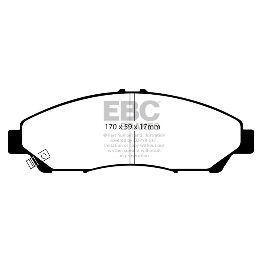 EBC UD1280 07-13 Acura MDX 3.7 Ultimax2 Front Brake Pads