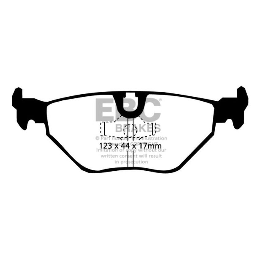 EBC DP2690 98-02 BMW Z3 3.2 (M-Coupe) Greenstuff Rear Brake Pads