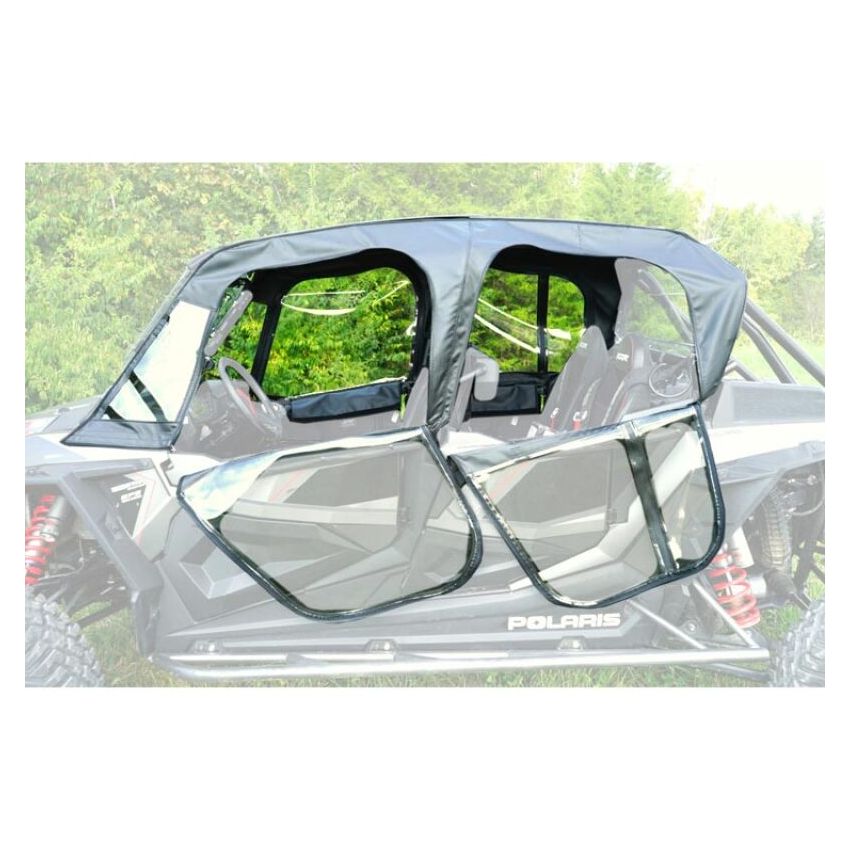 Seizmik 51-21005 19-21 Polaris RZR Turbo S/ XP 4 Soft Doors w/ Zippers Kit