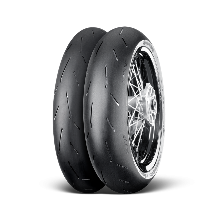 Continental Tire 02447770000 Continential ContiAttack SM 2 - 160/60R17 M/C 69H TL Rear