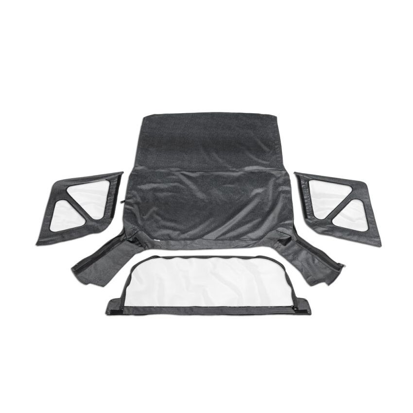 Rampage 98815 1995-1998 Geo Tracker Soft Top OEM Replacement - Black Denim