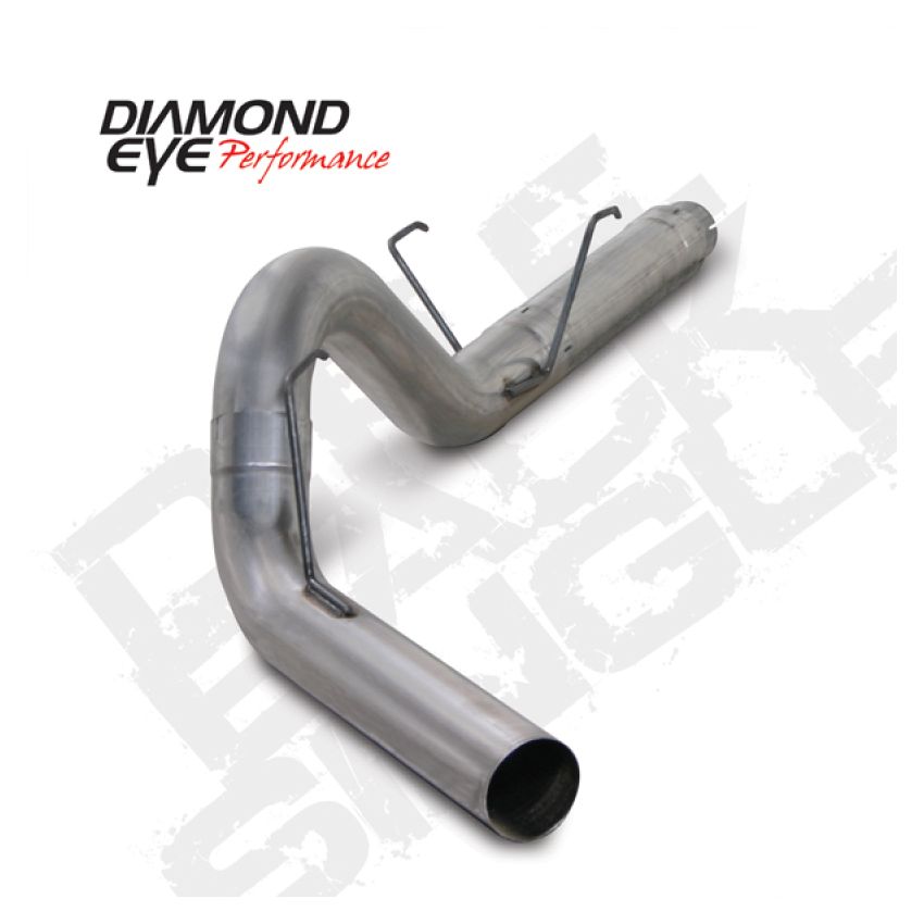 Diamond Eye Performance K5252S Diamond Eye KIT 5in DPF (DPF) SGL SS 07.5-11 CUMMINS 6 7L PCKGD BX46X14X14OD EL-PL 44inX13 5inX13