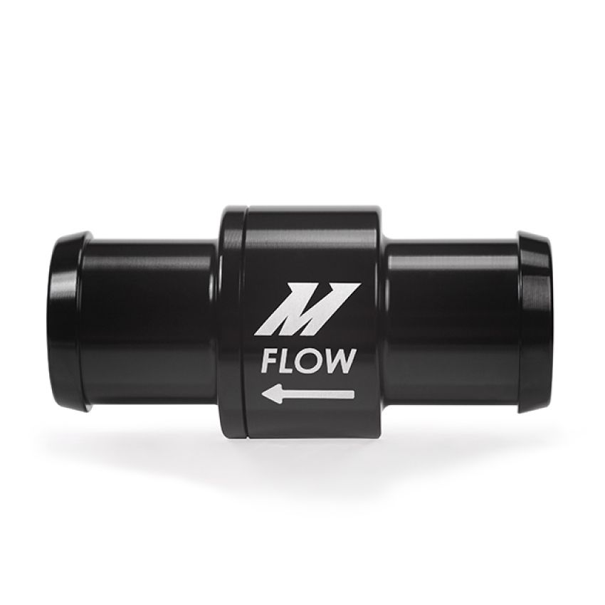 Mishimoto One-Way Check Valve 3/4in Aluminum Fitting - Black