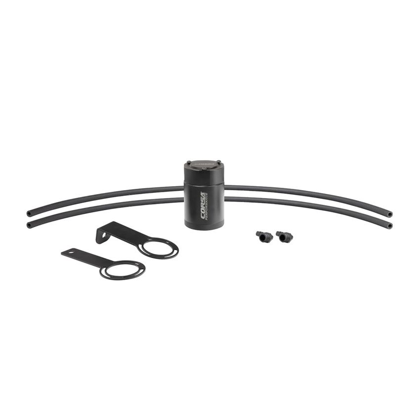 CORSA Performance 3/8in Universal 3 oz. Aluminum Oil Catch Can with Mounting Brackets