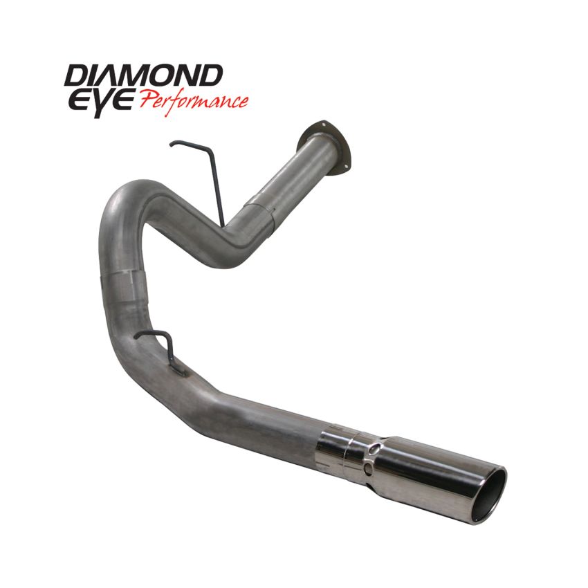 Diamond Eye Performance K4130S Diamond Eye KIT 4in DPF-BACK SGL SS 07.5-10 CHEVY 6 6L 2500/3500 PCKGD BX46X14X14OD EL-PL