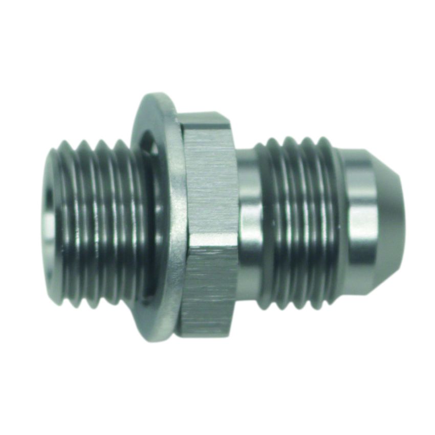 DeatschWerks 6-02-0614 6AN Male Flare to M14 X 1.5 Male Metric Adapter  (Incl. Crush Washer) - Titanium