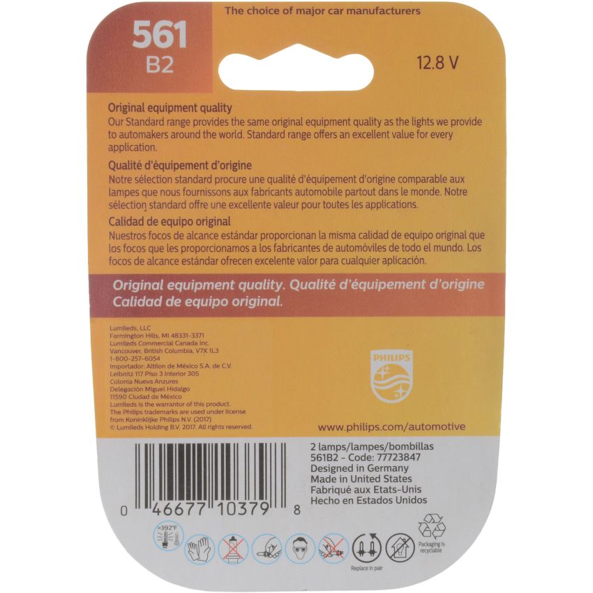 Philips 561B2 Philips Standard Miniature 561