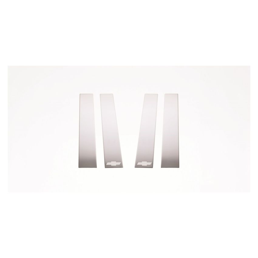 Putco 402607 14-14 Chevrolet Silverado HD - (Crew Cab) - 4pcs Stainless Steel Pillar Posts Classic