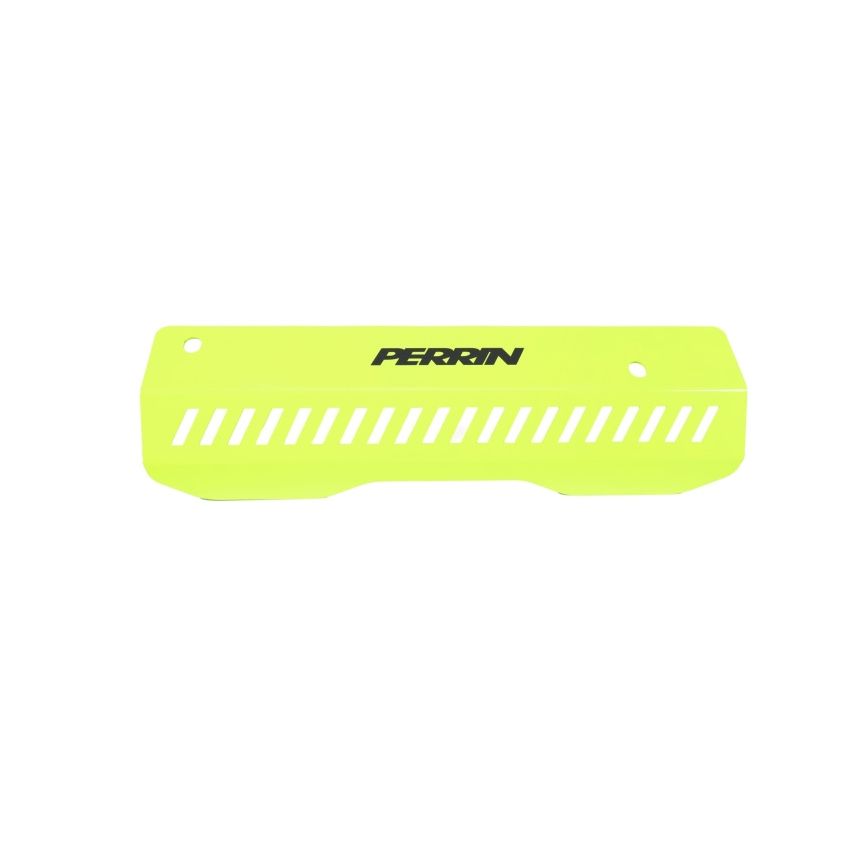 Perrin 22-23 Subaru WRX Pulley Cover (Short Version - Works w/AOS System) - Neon Yellow