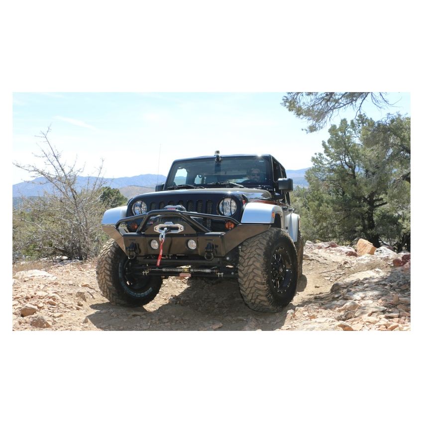 Rampage 88510 2007-2018 Jeep Wrangler(JK) Recovery Bumper Front - Black