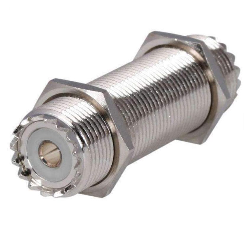 Rugged Radios UHF-BULKHEAD Female to Female UHF Bulkhead Connector