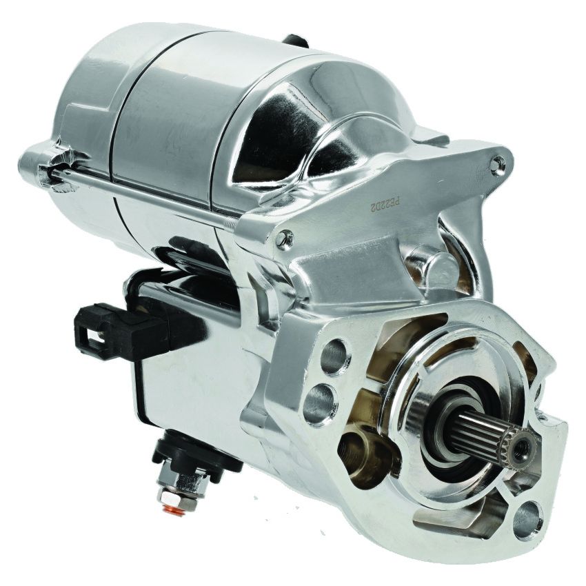Bikers Choice 215134 89-06 Big Twin Except 06 Dyna Chrome 1.2KW Starter