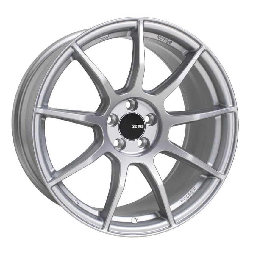 Enkei TS9 17x8 5x114.3 45mm Offset 72.6mm Bore Silver Paint