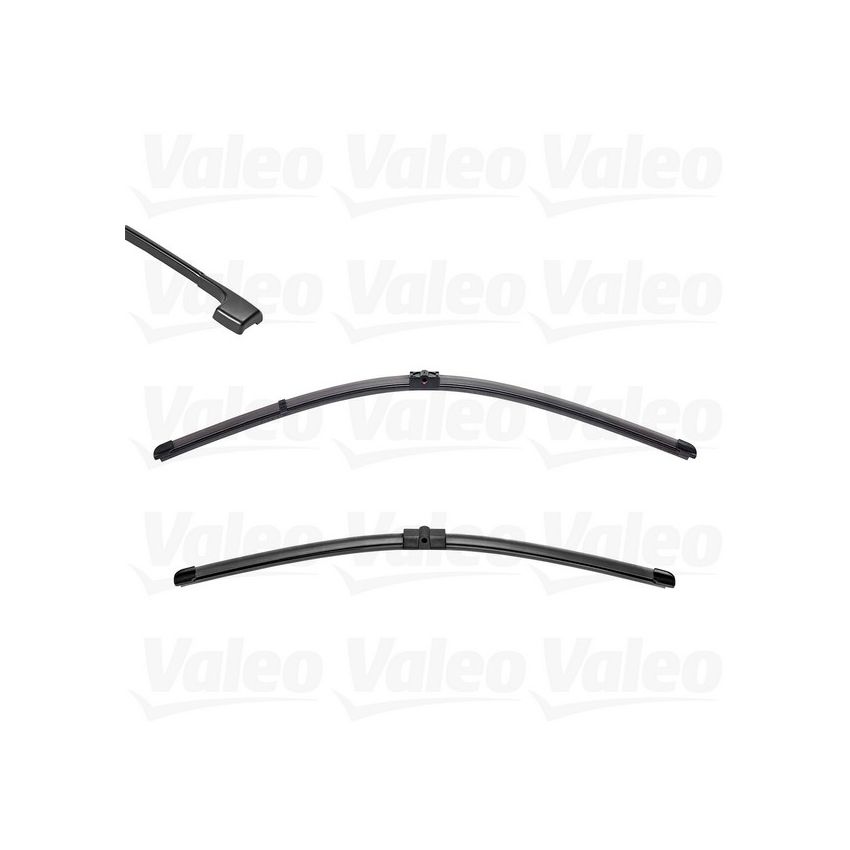 Valeo 574399 Flat 24in/16in Connector Side Lock TOUAREG (Pack of 2)