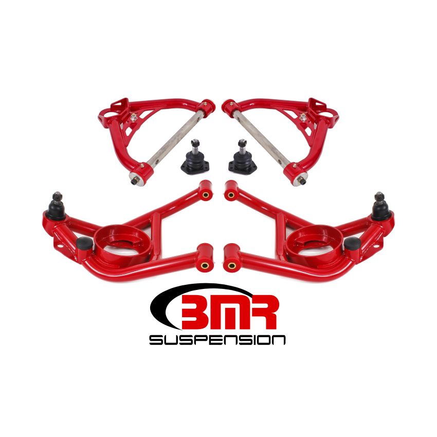 BMR Suspension AA031R BMR 70-81 2nd Gen F-Body Upper And Lower A-Arm Kit - Red