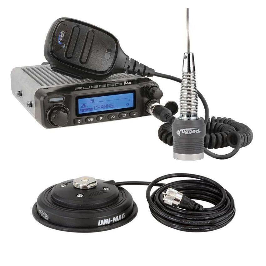 Rugged Radios RK-M1-V Radio Kit - Rugged M1 RACE SERIES Waterproof Mobile with Antenna - Digital and Analog