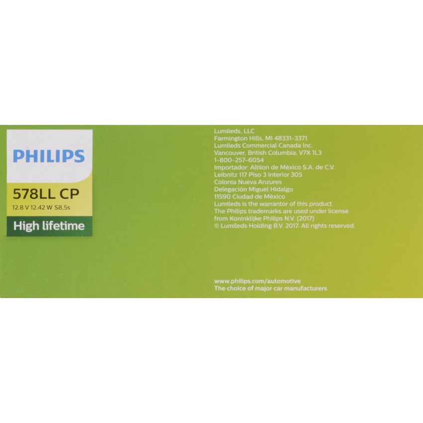 Philips 578LLCP Philips LongerLife Miniature 578LL