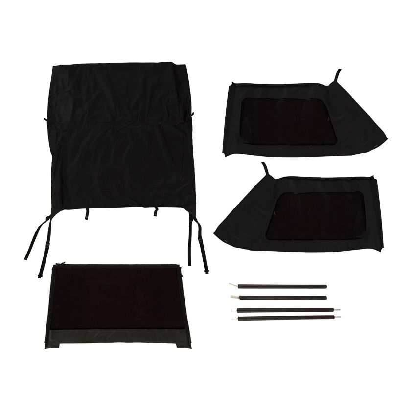 Rugged Ridge Montana Top Bowless Black Diamond 07-18 Jeep Wrangler JK 2-Dr