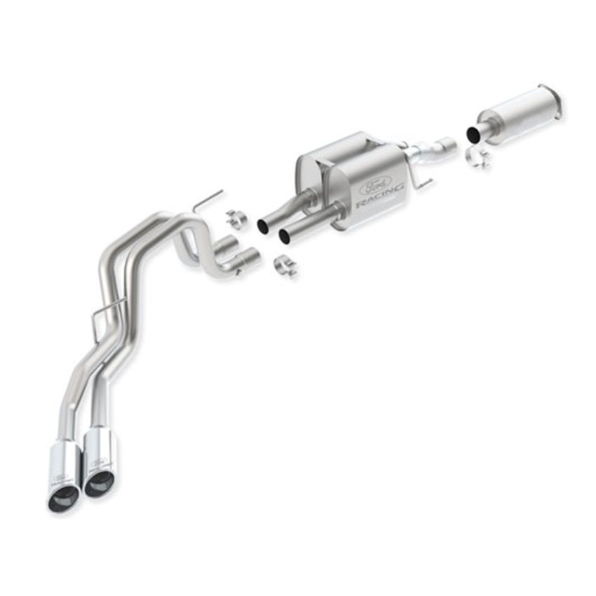 Ford Racing M-5200-F15R145C 2011-2014 F-150 Raptor 6.2L Cat-Back Touring Exhaust System 145-Inch WB