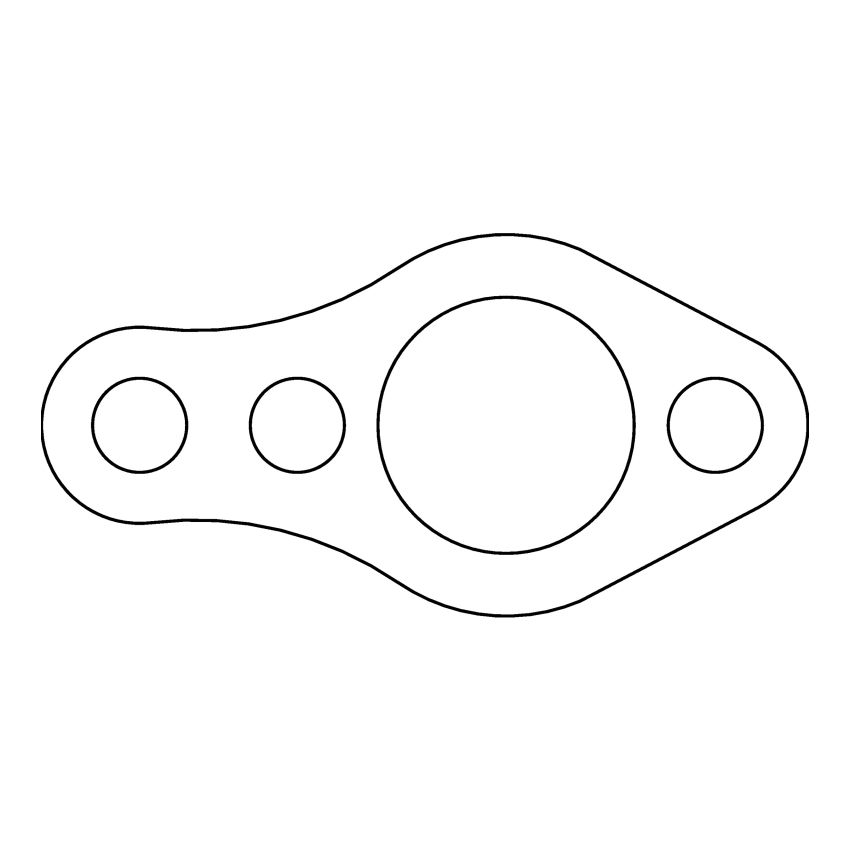 Cometic Gasket C15618 Cometic Chevrolet Gen-1 Small Block V8 .031in Fiber Water Pump Mounting Gasket