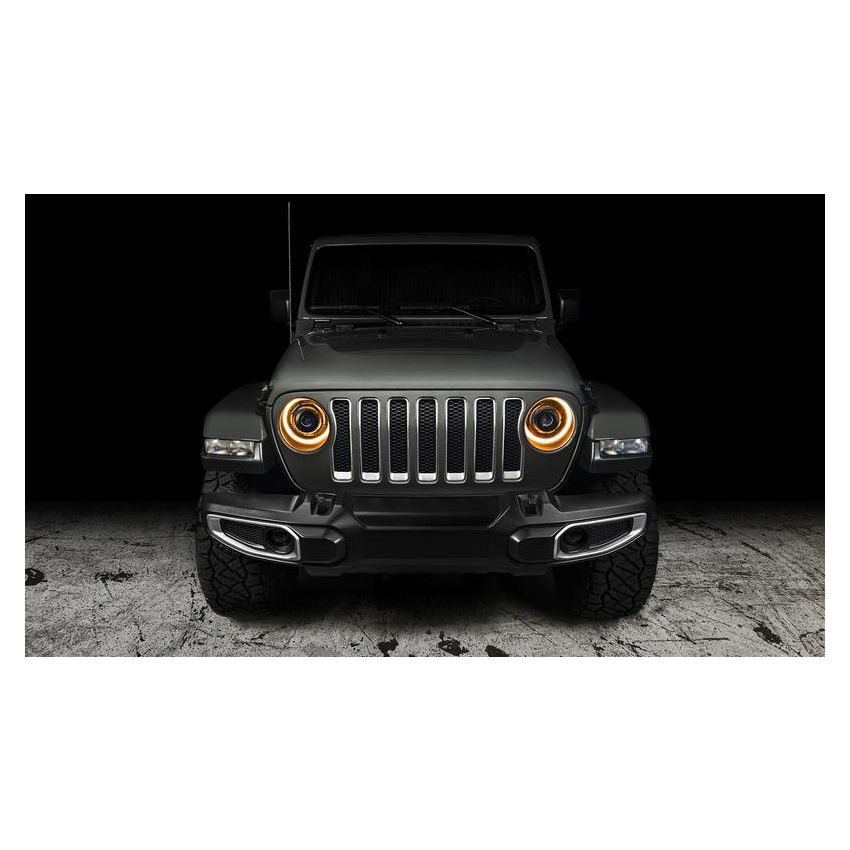 Oracle Lighting 5839-023 Oculus Switchback Bi-LED Projector Headlights -Jeep Wrangler JL/Gladiator JT
