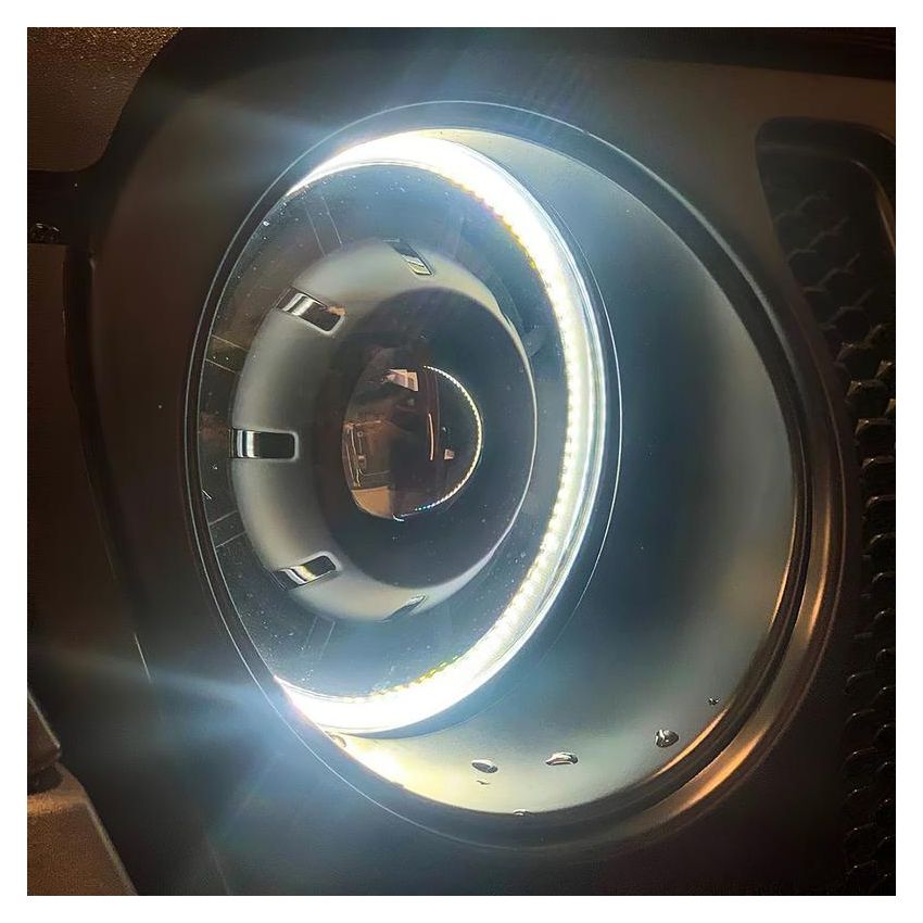 Oracle Lighting 5839-023 Oculus Switchback Bi-LED Projector Headlights -Jeep Wrangler JL/Gladiator JT