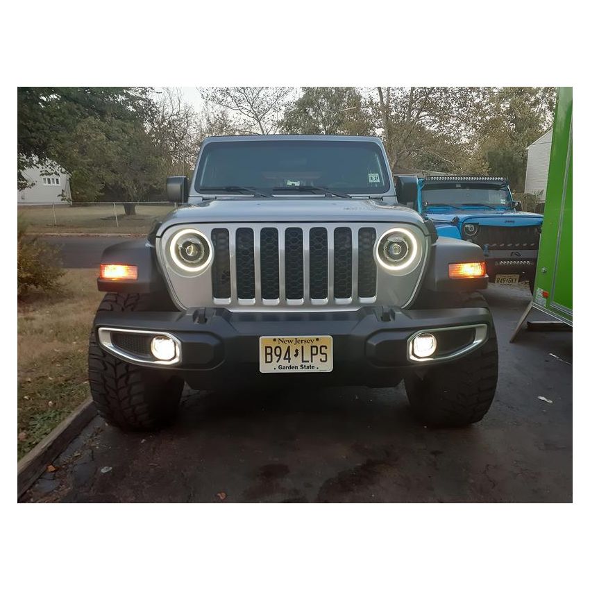 Oracle Lighting 5839-023 Oculus Switchback Bi-LED Projector Headlights -Jeep Wrangler JL/Gladiator JT