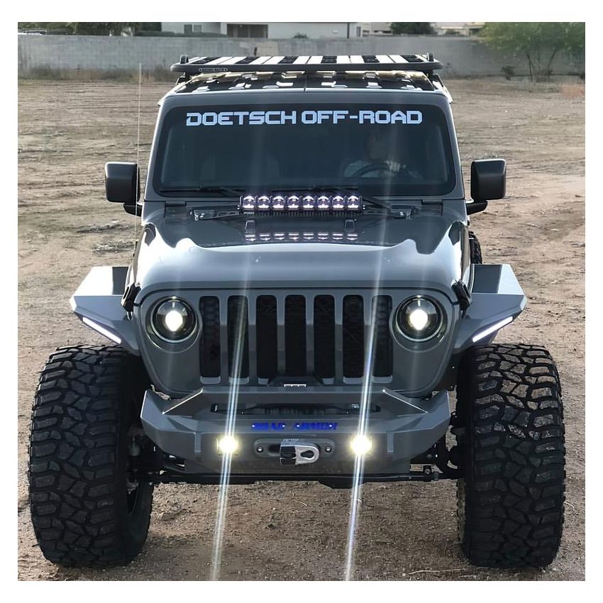 Oracle Lighting 5839-023 Oculus Switchback Bi-LED Projector Headlights -Jeep Wrangler JL/Gladiator JT