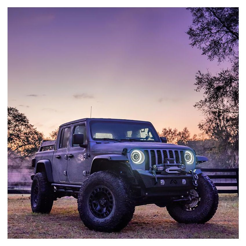 Oracle Lighting 5839-023 Oculus Switchback Bi-LED Projector Headlights -Jeep Wrangler JL/Gladiator JT