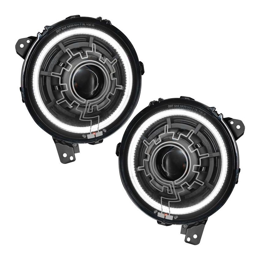 Oracle Lighting 5839-111 Oculus Heated Lens Bi-LED Projector Headlights-Jeep Wrangler JL/Gladiator JT