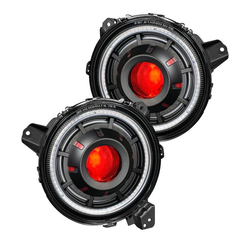 Oracle Lighting 5839-335 Oculus ColorSHIFT Bi-LED Projector Headlights -Jeep Wrangler JL / Gladiator JT