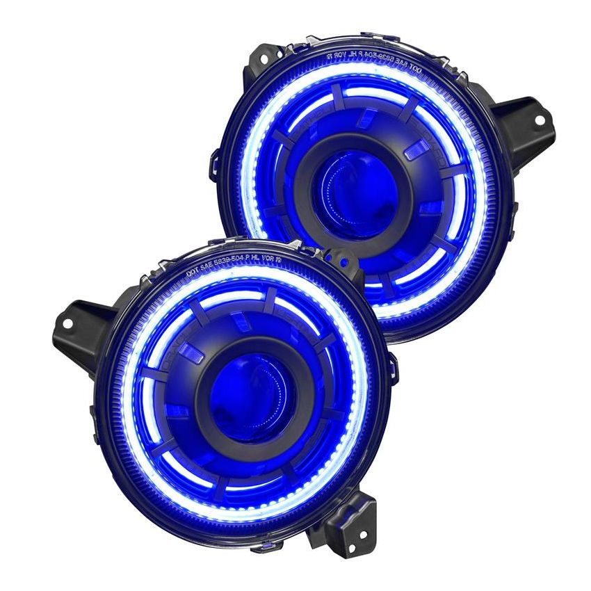 Oracle Lighting 5839-335 Oculus ColorSHIFT Bi-LED Projector Headlights -Jeep Wrangler JL / Gladiator JT