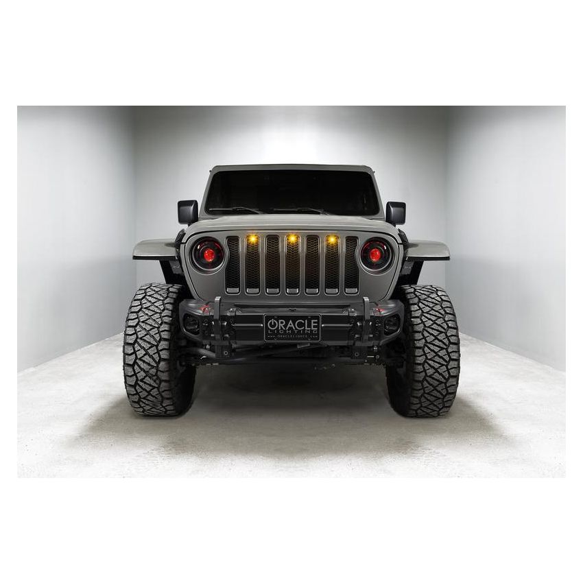 Oracle Lighting 5839-335 Oculus ColorSHIFT Bi-LED Projector Headlights -Jeep Wrangler JL / Gladiator JT