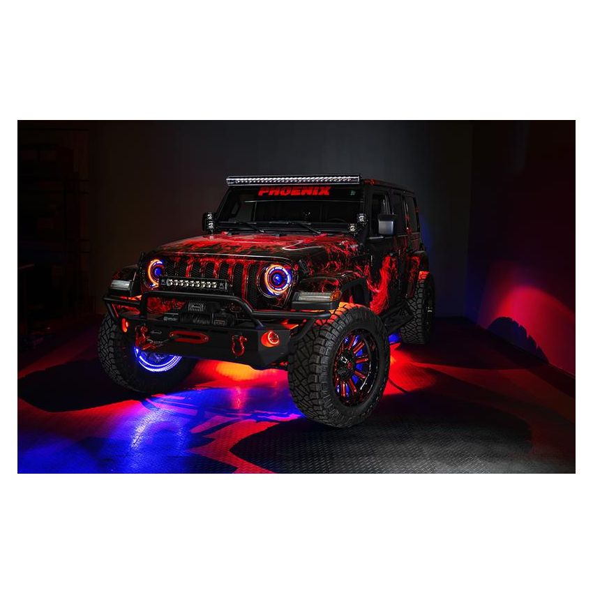 Oracle Lighting 5839-335 Oculus ColorSHIFT Bi-LED Projector Headlights -Jeep Wrangler JL / Gladiator JT