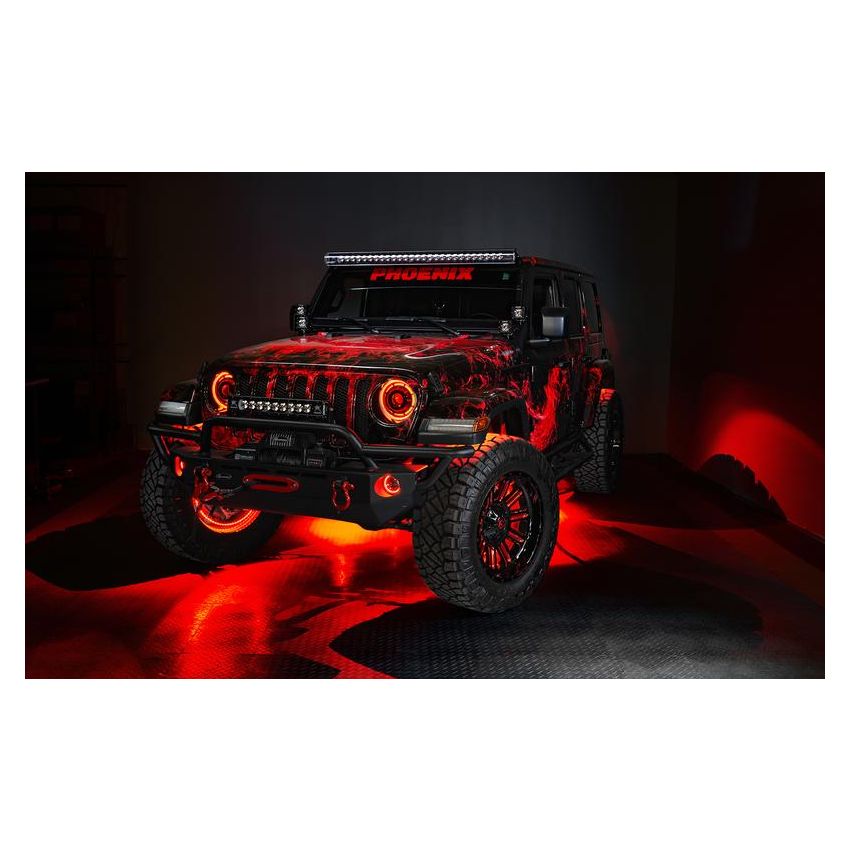 Oracle Lighting 5839-335 Oculus ColorSHIFT Bi-LED Projector Headlights -Jeep Wrangler JL / Gladiator JT
