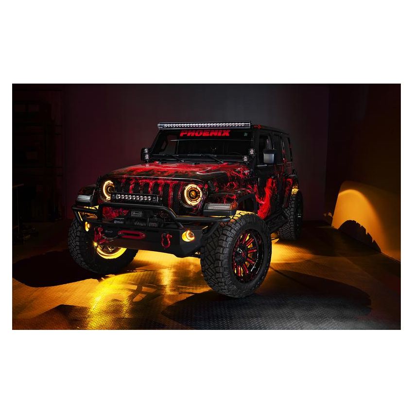 Oracle Lighting 5839-335 Oculus ColorSHIFT Bi-LED Projector Headlights -Jeep Wrangler JL / Gladiator JT