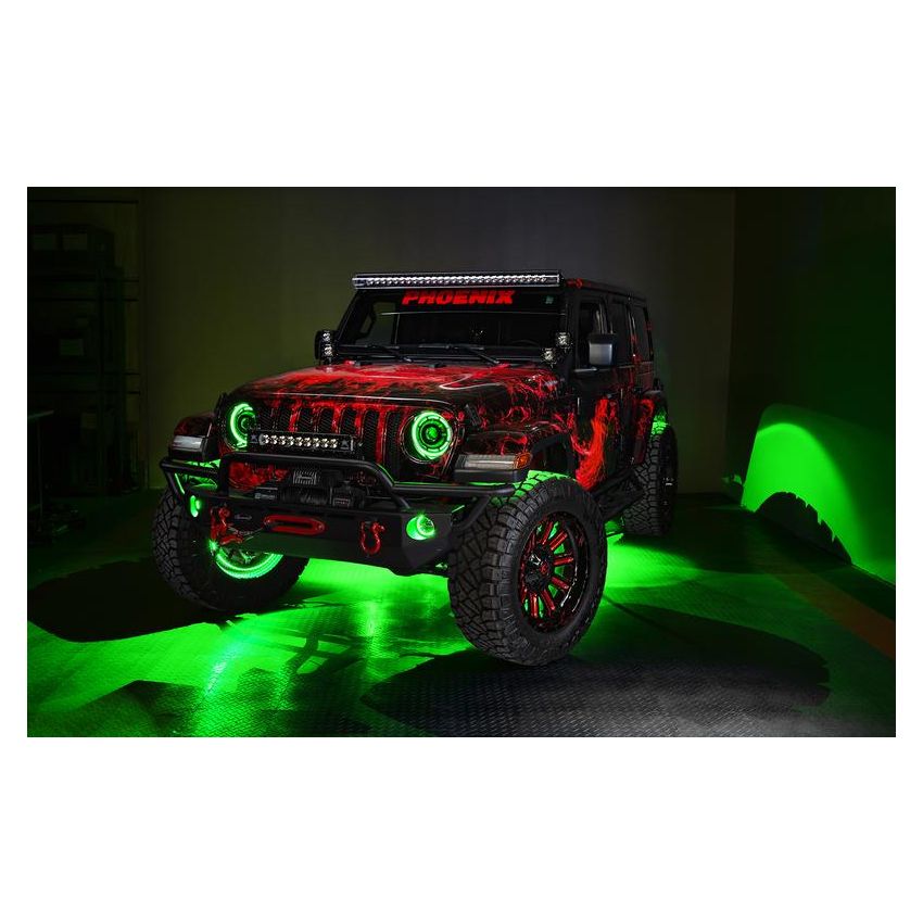 Oracle Lighting 5839-335 Oculus ColorSHIFT Bi-LED Projector Headlights -Jeep Wrangler JL / Gladiator JT
