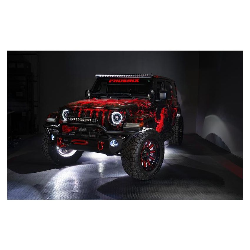 Oracle Lighting 5839-335 Oculus ColorSHIFT Bi-LED Projector Headlights -Jeep Wrangler JL / Gladiator JT