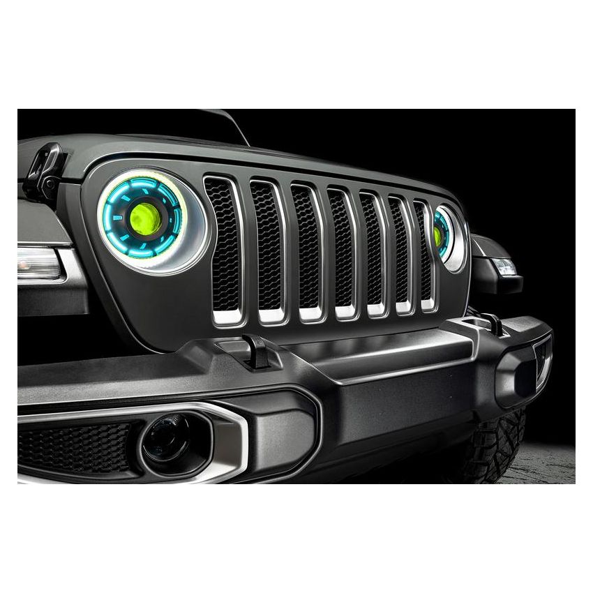 Oracle Lighting 5839-335 Oculus ColorSHIFT Bi-LED Projector Headlights -Jeep Wrangler JL / Gladiator JT