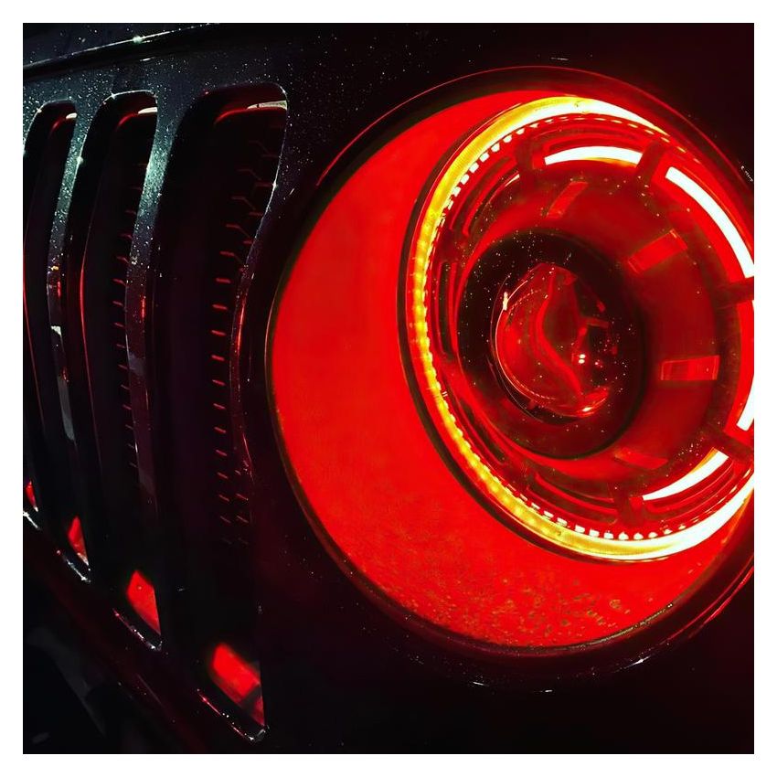 Oracle Lighting 5839-335 Oculus ColorSHIFT Bi-LED Projector Headlights -Jeep Wrangler JL / Gladiator JT