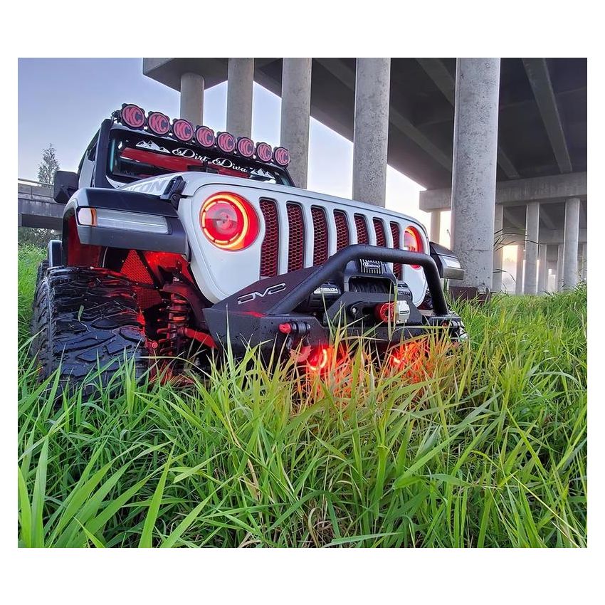 Oracle Lighting 5839-335 Oculus ColorSHIFT Bi-LED Projector Headlights -Jeep Wrangler JL / Gladiator JT