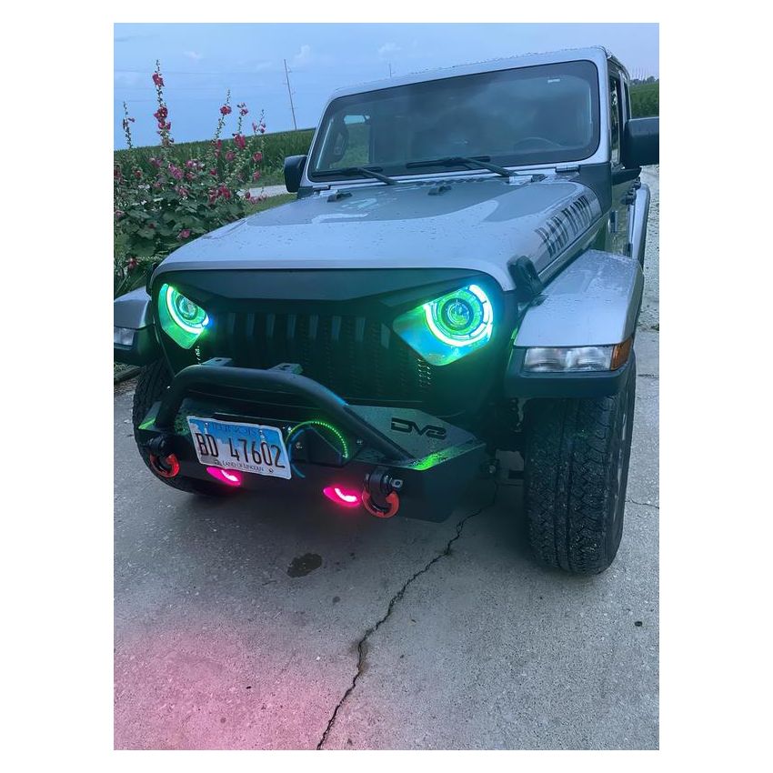 Oracle Lighting 5839-335 Oculus ColorSHIFT Bi-LED Projector Headlights -Jeep Wrangler JL / Gladiator JT