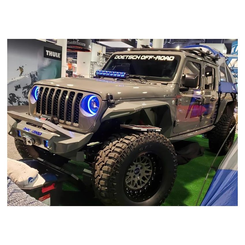 Oracle Lighting 5839-335 Oculus ColorSHIFT Bi-LED Projector Headlights -Jeep Wrangler JL / Gladiator JT