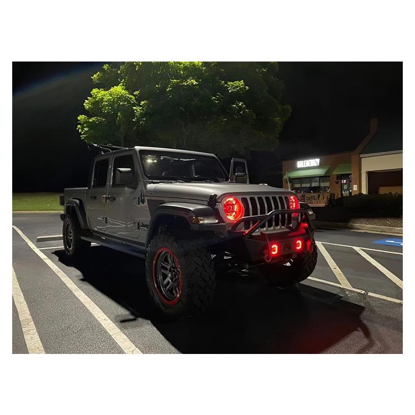 Oracle Lighting 5839-335 Oculus ColorSHIFT Bi-LED Projector Headlights -Jeep Wrangler JL / Gladiator JT