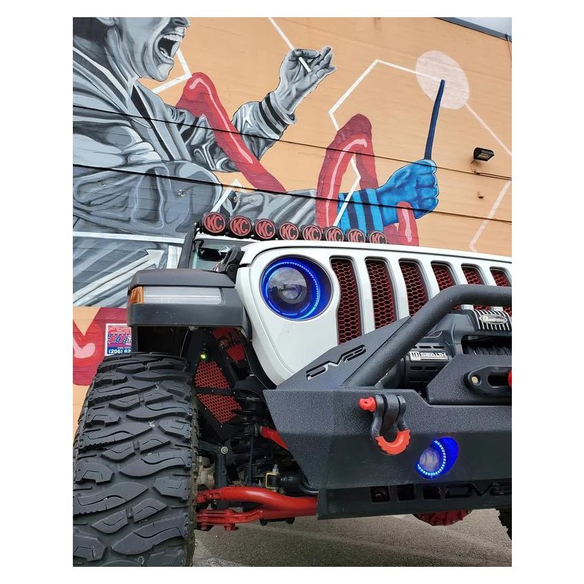 Oracle Lighting 5839-335 Oculus ColorSHIFT Bi-LED Projector Headlights -Jeep Wrangler JL / Gladiator JT