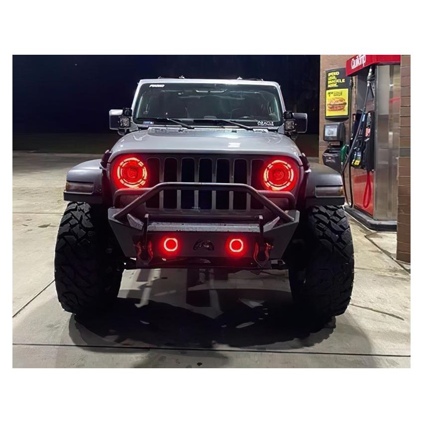 Oracle Lighting 5839-335 Oculus ColorSHIFT Bi-LED Projector Headlights -Jeep Wrangler JL / Gladiator JT