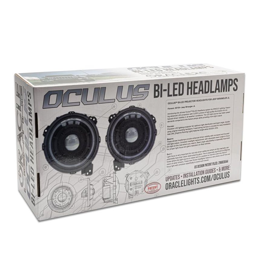 Oracle Lighting 5839-504 Oculus Bi-LED Projector Headlights for Jeep Wrangler JL / Gladiator JT