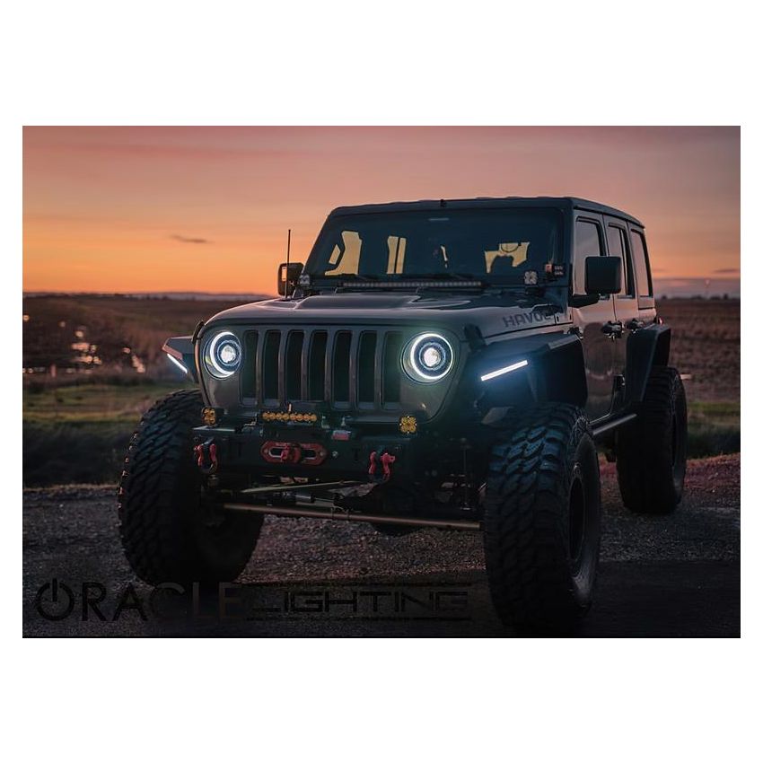 Oracle Lighting 5839-504 Oculus Bi-LED Projector Headlights for Jeep Wrangler JL / Gladiator JT