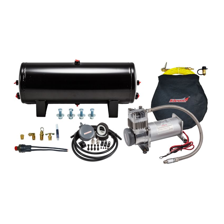 Kleinn Air Horns 6350 Kleinn Air System w/ 150 PSI Waterproof/ 100 Percent Duty Cycle Air Compressor / 3.0 gal Air Tank