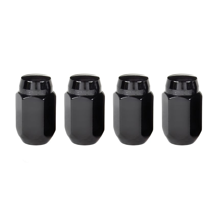 McGard (64072 14X1.5 MCG LUG NUT PKG/4 CONE BLACK (22mm HEX)-OAL 1.635